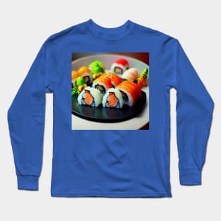 Kawaii Anime Sushi Long Sleeve T-Shirt